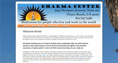 Desktop Screenshot of dharmacenter.com